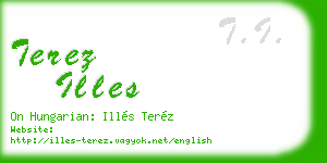 terez illes business card