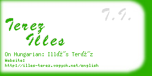 terez illes business card